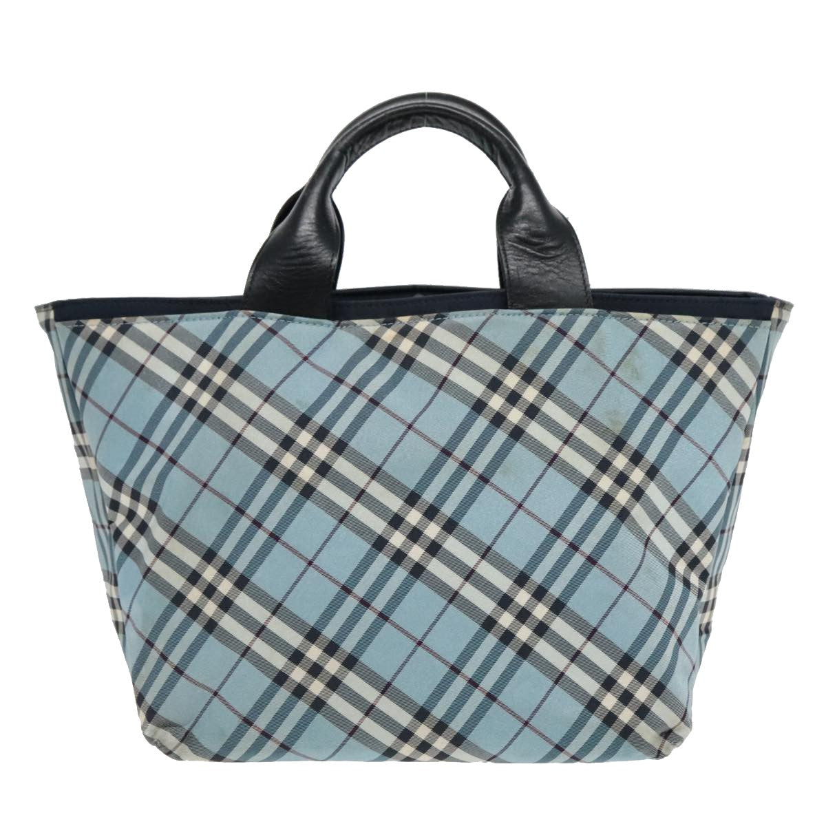 Burberry Nova Check Tote Nylon, BLUE, NYLON, Tote bag