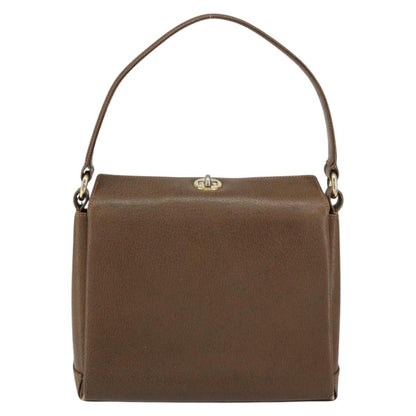 Gucci Vintage Shoulder Bag Leather, BROWN, LEATHER, Shoulder bag