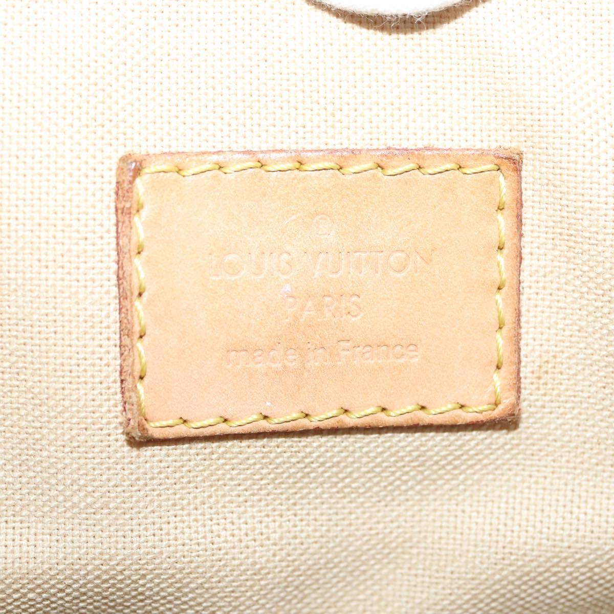 Louis Vuitton Siracusa Handbag Damier, WHITE, CANVAS, Shoulder bag