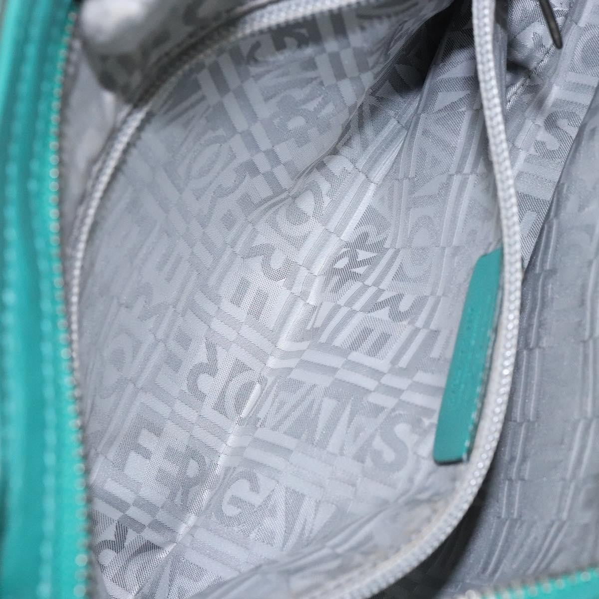 Salvatore Ferragamo Marisa Satchel Leather, GREEN, LEATHER, Handbag