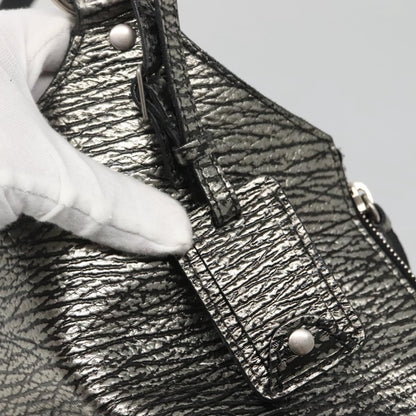 Saint Laurent Tribute Tote Leather, SILVER, LEATHER, Shoulder bag