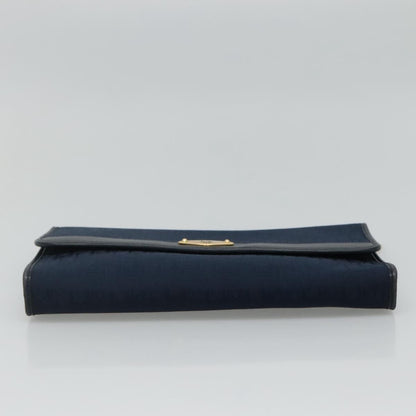 Christian Dior Vintage Trotter Shoulder Bag Canvas, NAVY, CANVAS, Shoulder bag