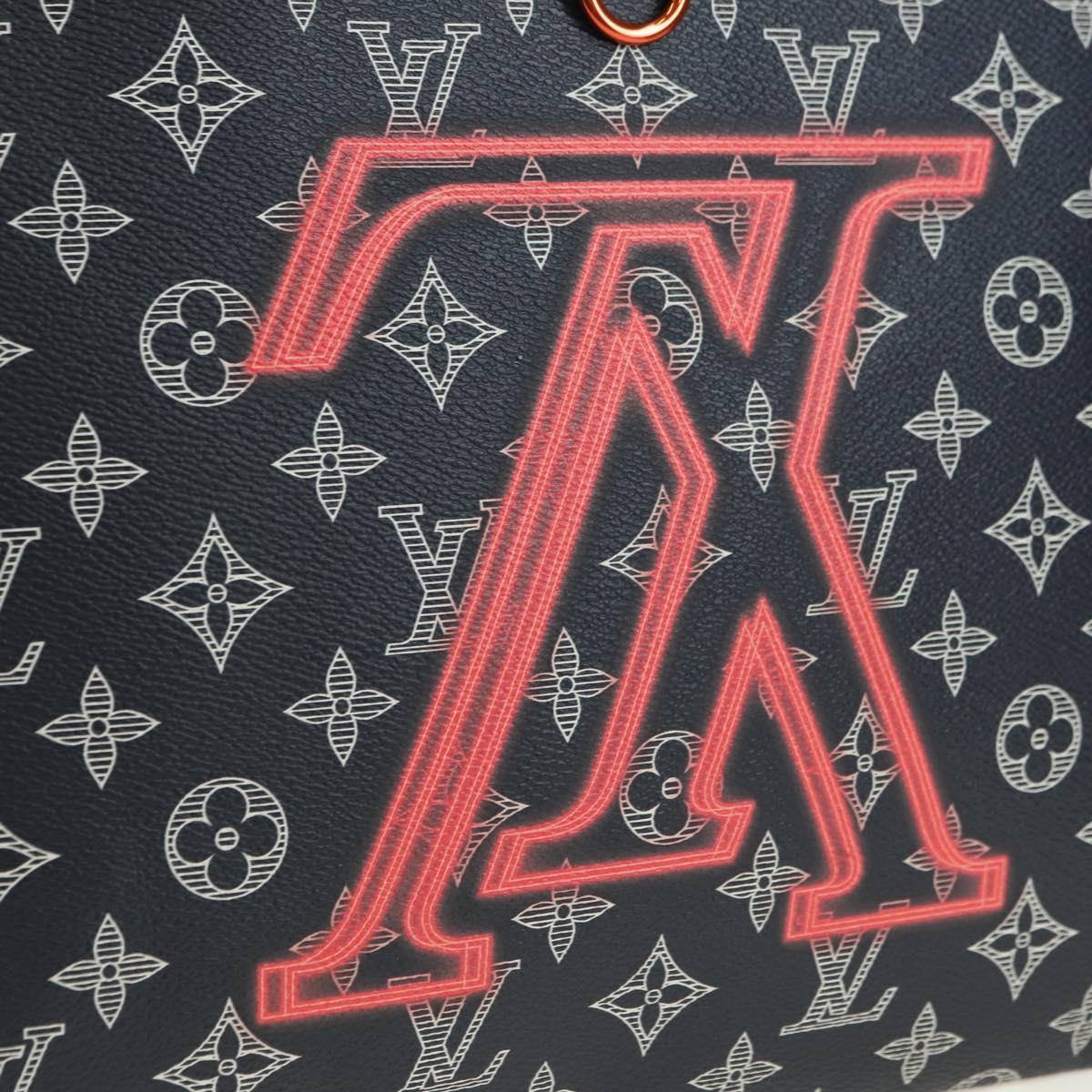 Louis Vuitton Pochette Apollo Limited Edition Upside Down Monogram Ink, Navy, Canvas, Clutch