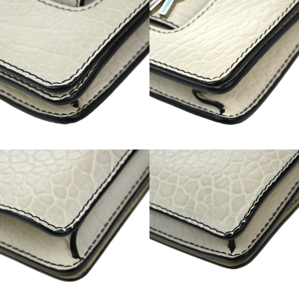 Christian Dior J'Adior Flap Bag Canyon Grained Lambskin with Mosaic Detail, White, Leather, Shoulder Bag