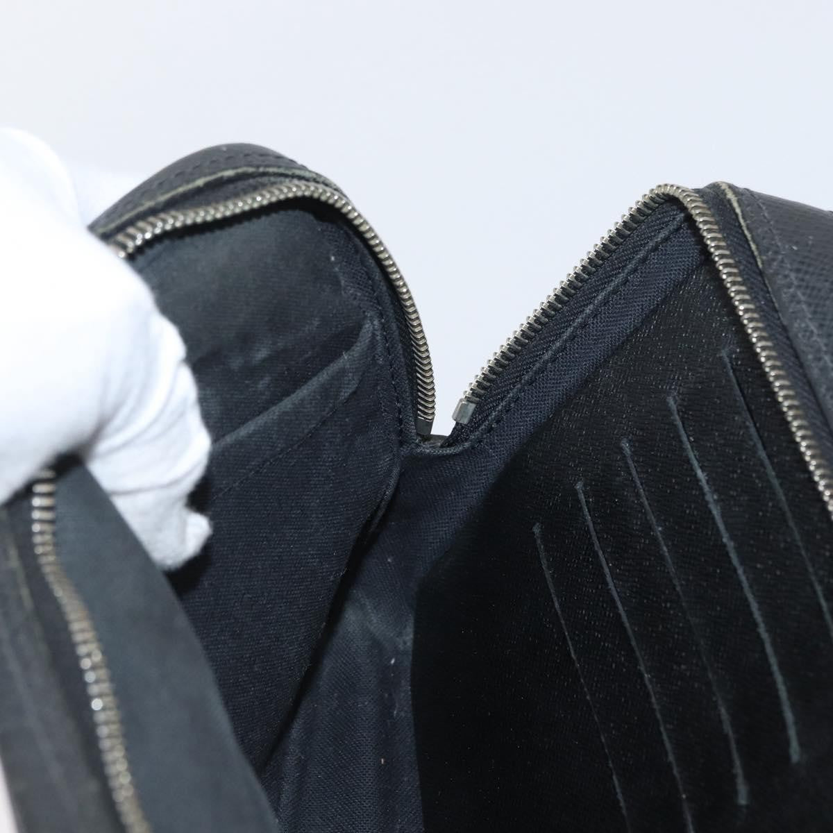 Louis Vuitton Pavel Handbag Taiga Leather, BLACK, LEATHER, Clutche & pouche
