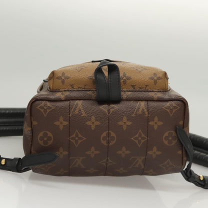 Louis Vuitton Palm Springs Backpack Reverse Monogram Canvas, BROWN, CANVAS, Backpack