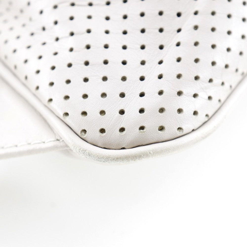Bottega Veneta Drawstring Backpack Perforated Leather, BEIGE, CALFSKIN, Backpack