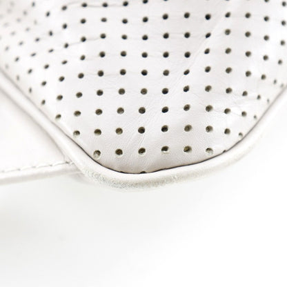 Bottega Veneta Drawstring Backpack Perforated Leather, BEIGE, CALFSKIN, Backpack