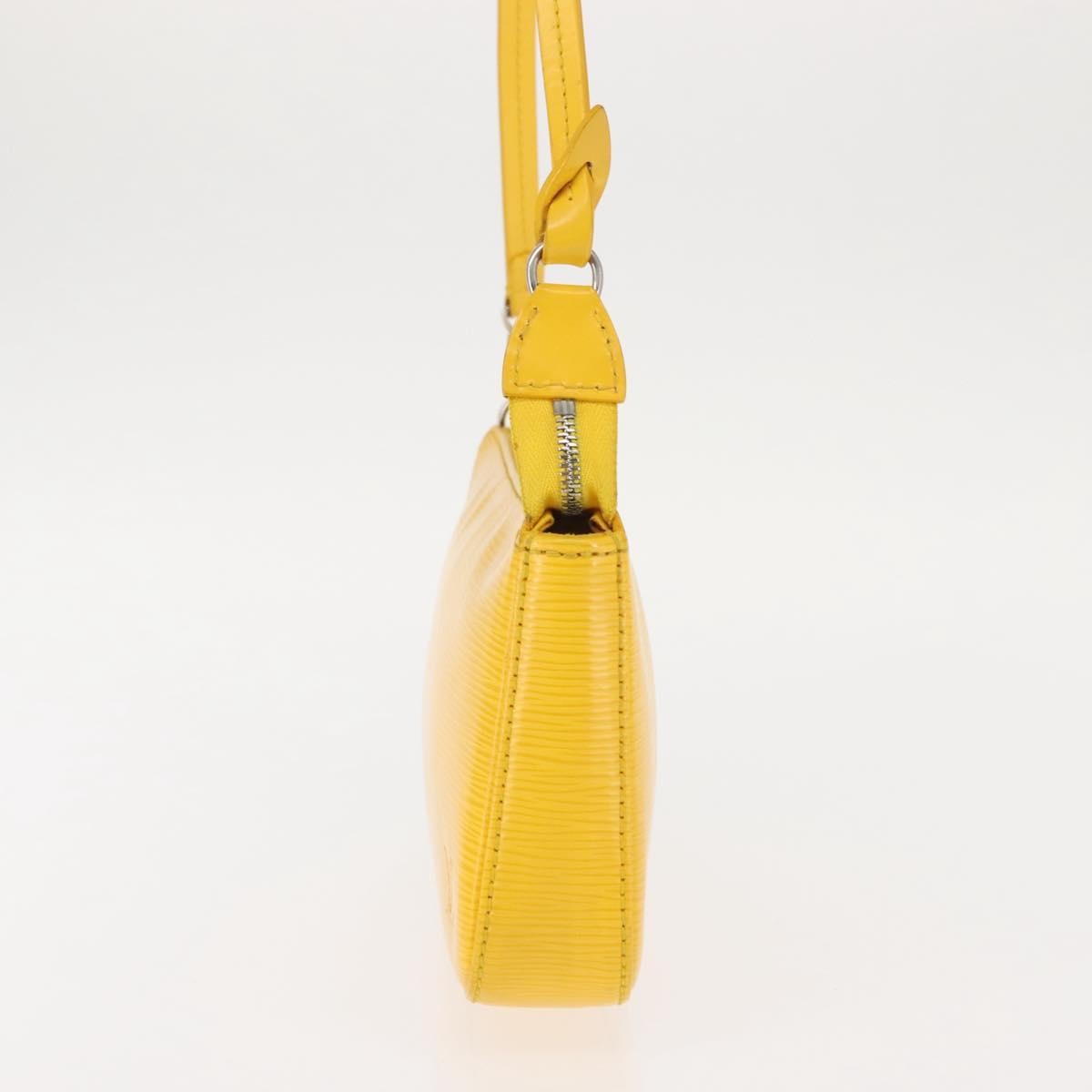 Louis Vuitton Pochette Accessoires NM Epi Leather, YELLOW, LEATHER, Clutche & pouche