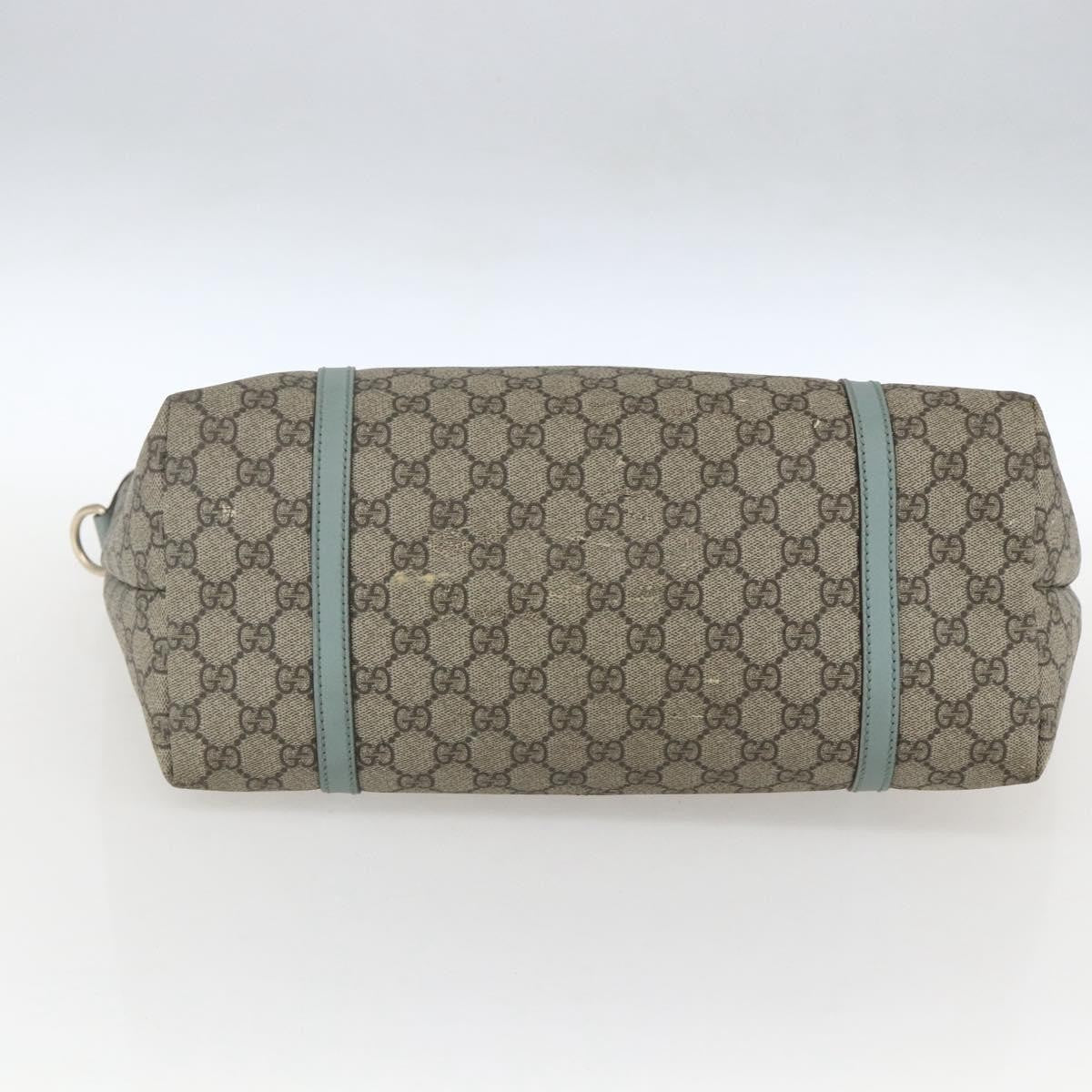 Gucci Joy Plus Tote GG Coated Canvas with Leather, BEIGE, PVC, Tote bag