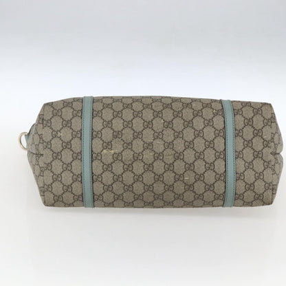 Gucci Joy Plus Tote GG Coated Canvas with Leather, BEIGE, PVC, Tote bag