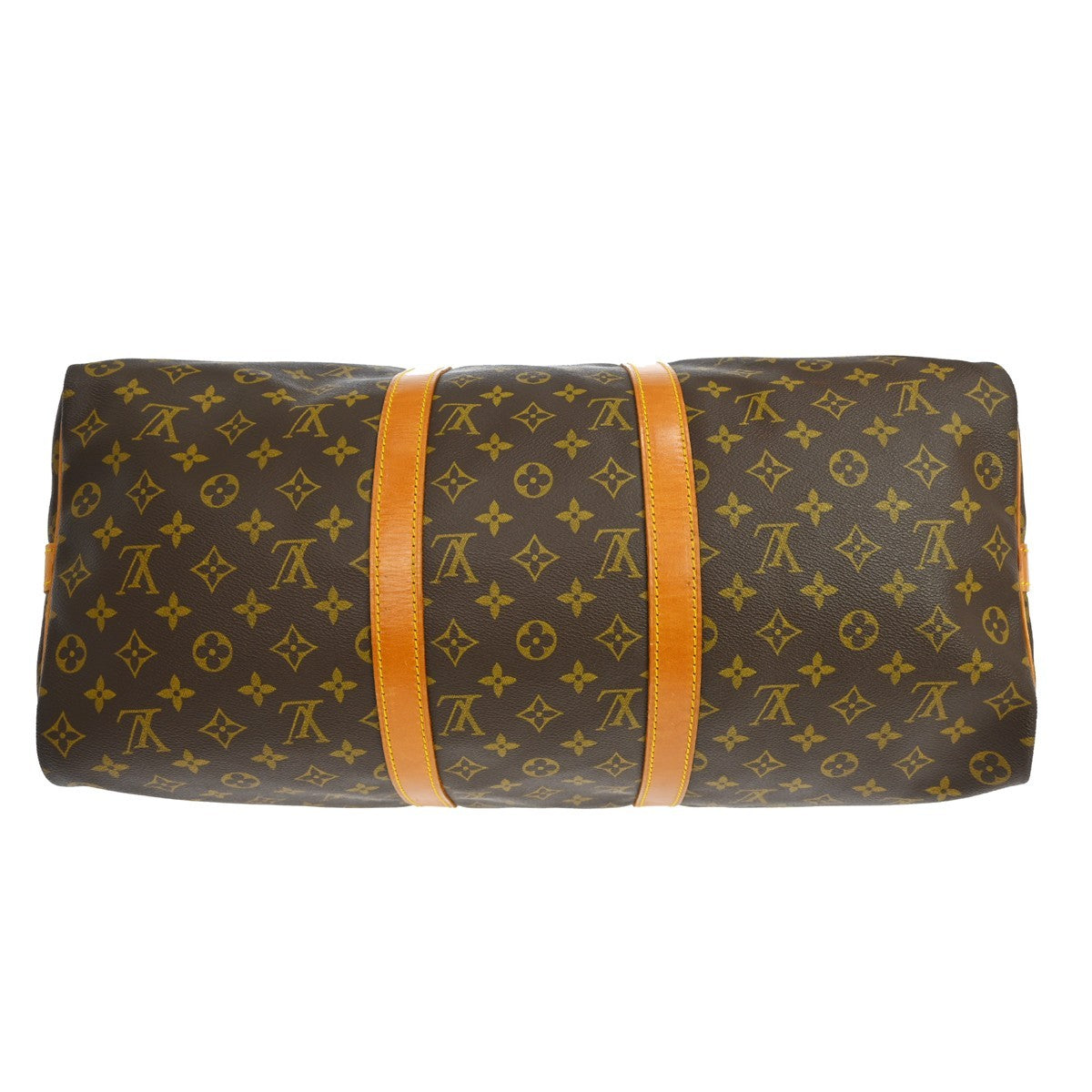 Louis Vuitton Keepall Bandouliere Bag Monogram Canvas, Brown, Canvas, Travel Bag