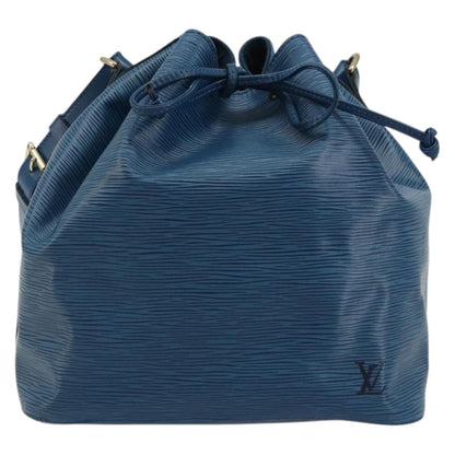 Louis Vuitton Petit Noe Handbag Epi Leather, Blue, Leather, Shoulder Bag