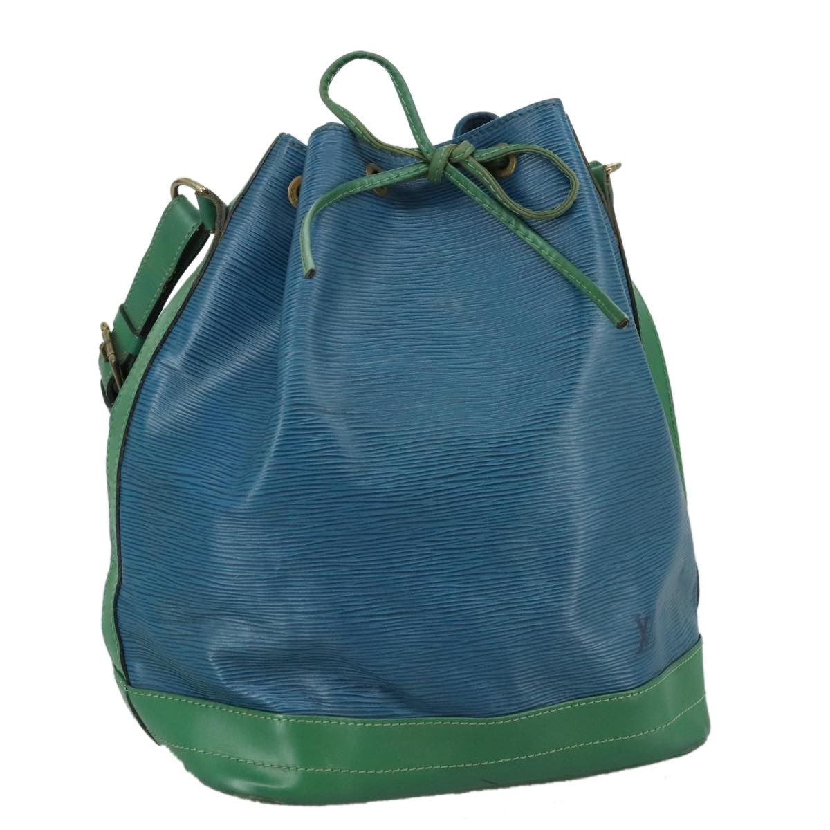 Louis Vuitton Bicolor Noe Handbag Epi Leather, BLUE, LEATHER, Shoulder bag