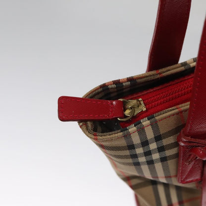 Burberry Nova Check Handbag Nova Check Canvas, BEIGE, CANVAS, Handbag