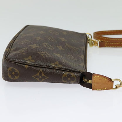 Louis Vuitton Pochette Accessoires NM Monogram Canvas, BROWN, CANVAS, Clutche & pouche