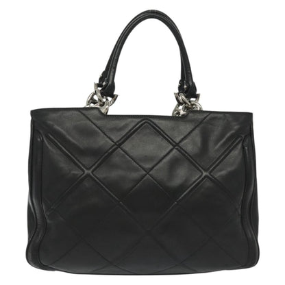 Salvatore Ferragamo Vala Handbag Leather, BLACK, LEATHER, Handbag
