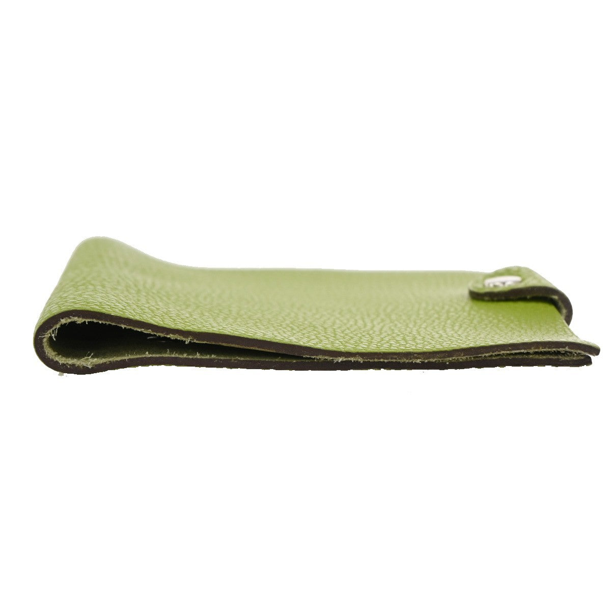 Hermes Ulysse Agenda Cover Leather, Green, Leather, Wallet