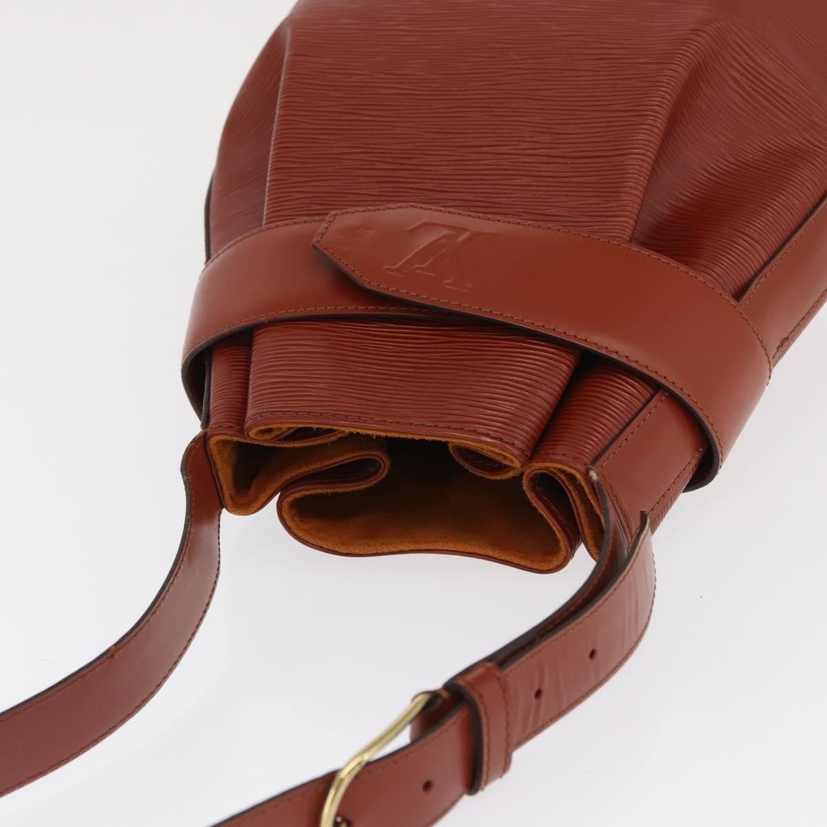 Louis Vuitton Vintage Sac d'Epaule Handbag Epi Leather, BROWN, LEATHER, Shoulder bag