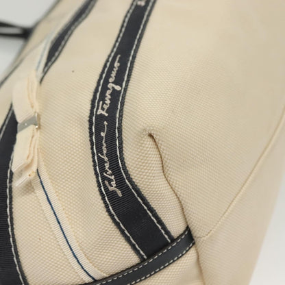 Salvatore Ferragamo Vala tote Canvas, BEIGE, CANVAS, Tote bag