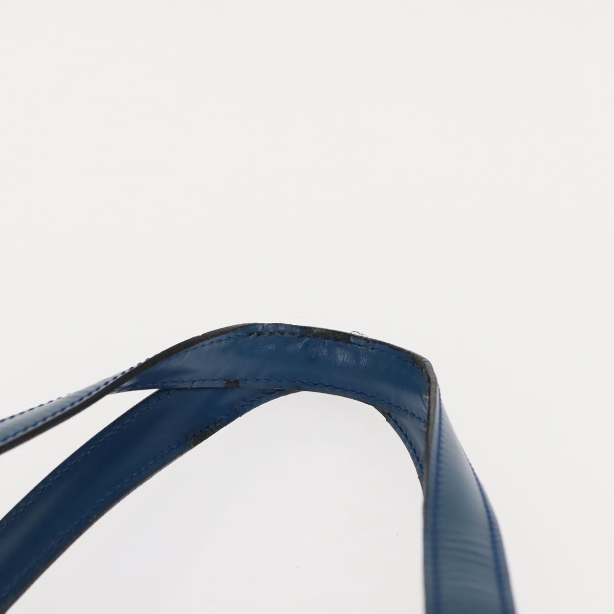 Louis Vuitton Saint Jacques Handbag Epi Leather, BLUE, LEATHER, Shoulder bag