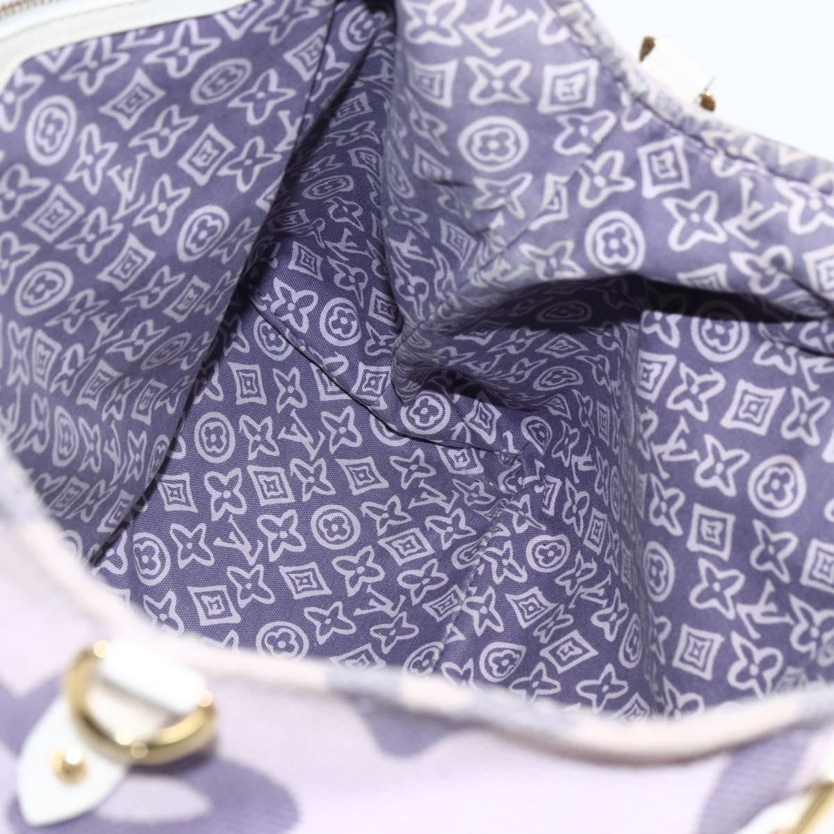 Louis Vuitton Tahitienne Cabas Canvas, PURPLE, CANVAS, Tote bag