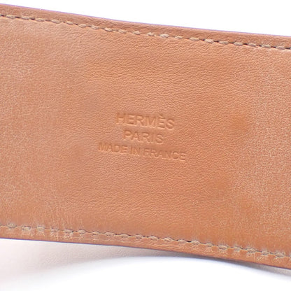 Hermes Collier de Chien Bracelet Leather, ORANGE, LEATHER, Bracelet