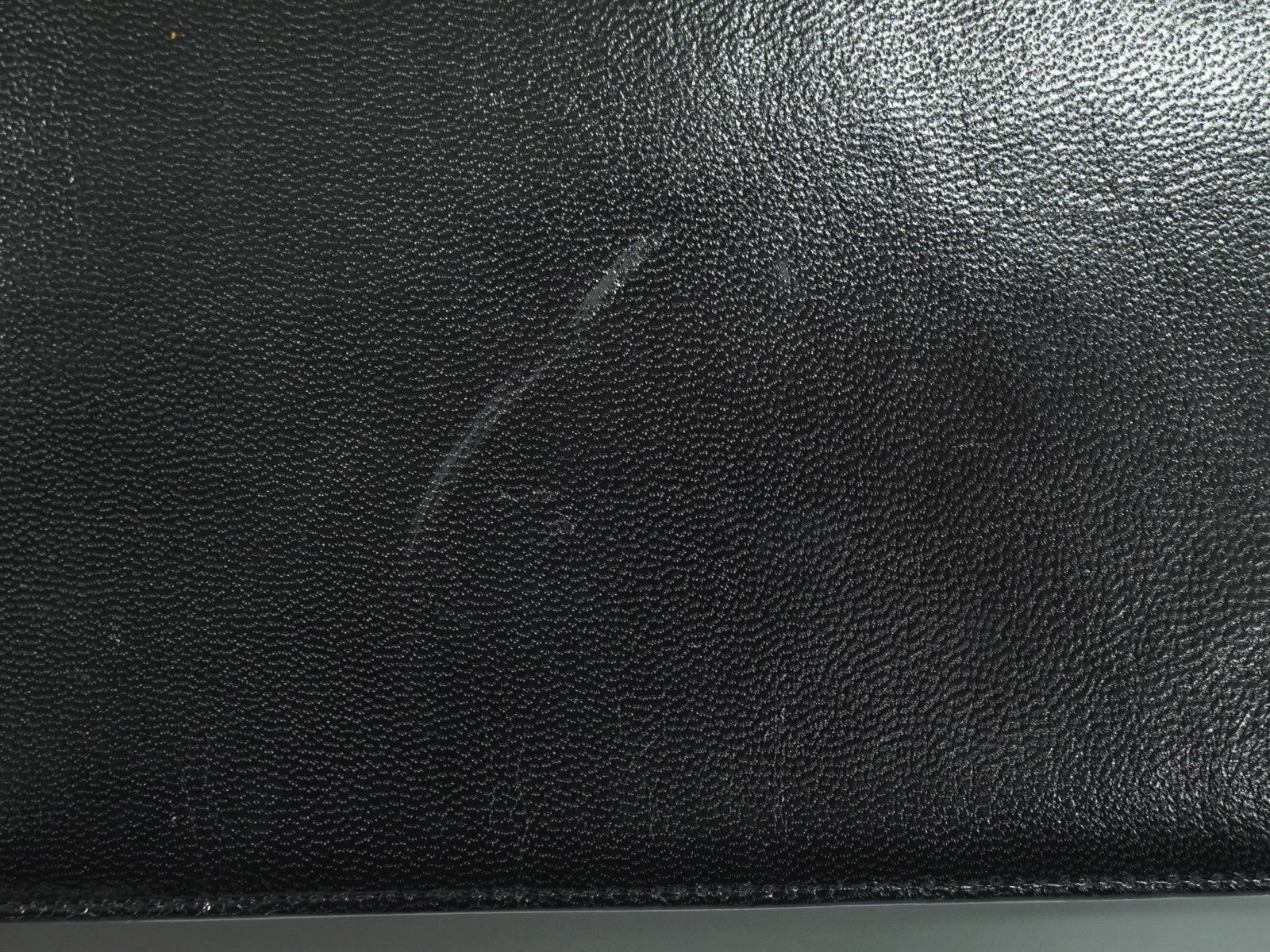 Saint Laurent Vintage Shoulder Bag Leather, BLACK, LEATHER, Shoulder bag
