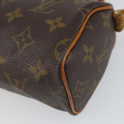 Louis Vuitton Speedy Mini HL Handbag Monogram Canvas, BROWN, CANVAS, Handbag