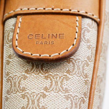 Celine Macadam Briefcase Canvas and leather, BROWN, CANVAS, Briefcase