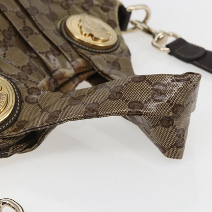 Gucci Hysteria Convertible Top Handle Bag GG Coated Canvas, BEIGE, CANVAS, Handbag