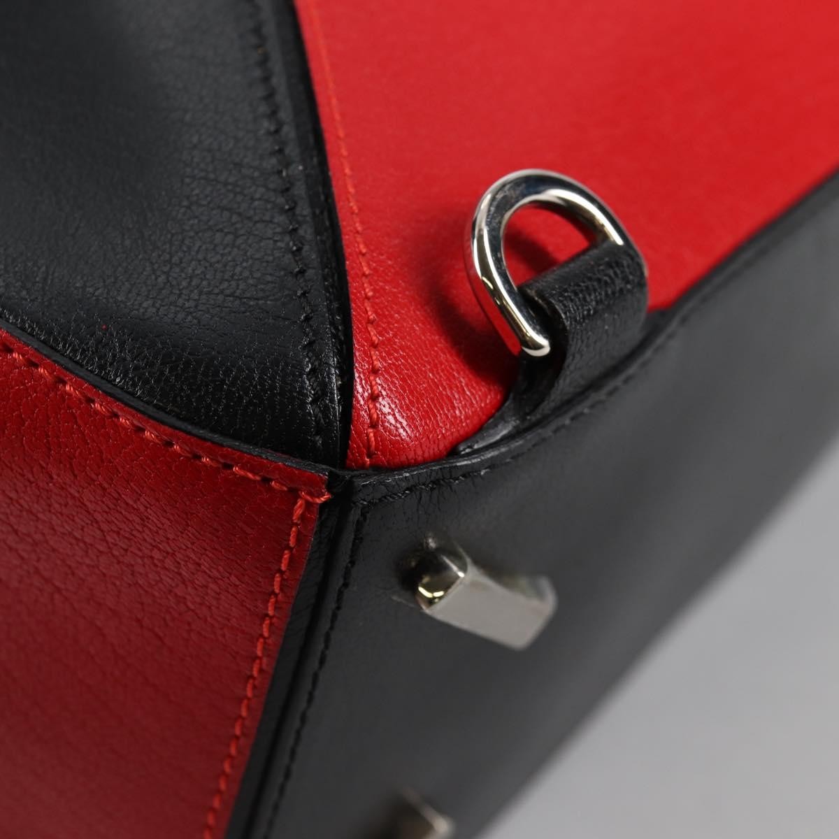 Loewe Puzzle Bag Leather, WHITE, LEATHER, Handbag