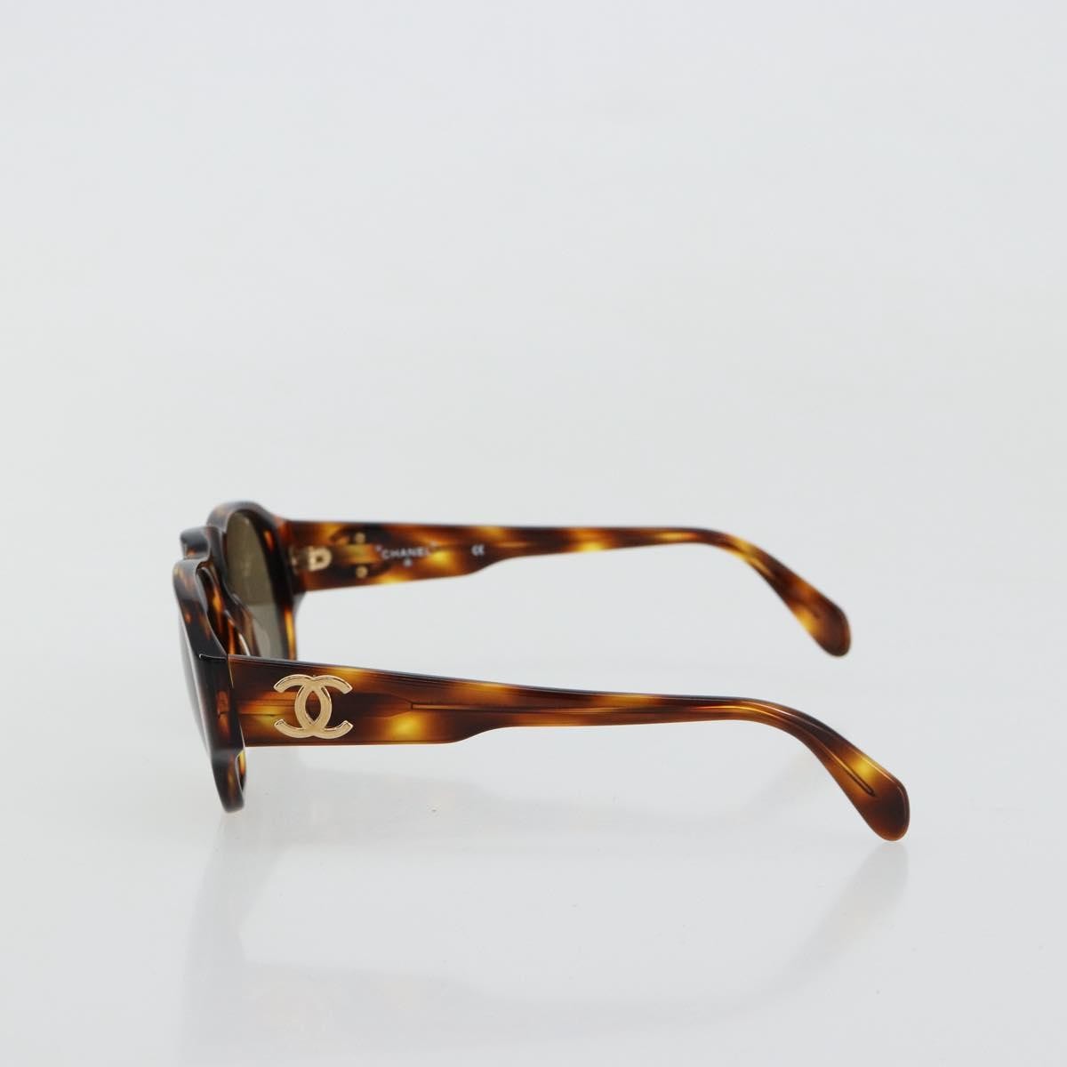 Chanel Logo CC Sunglasses Plastic, Brown, Plastic, Sunglasses