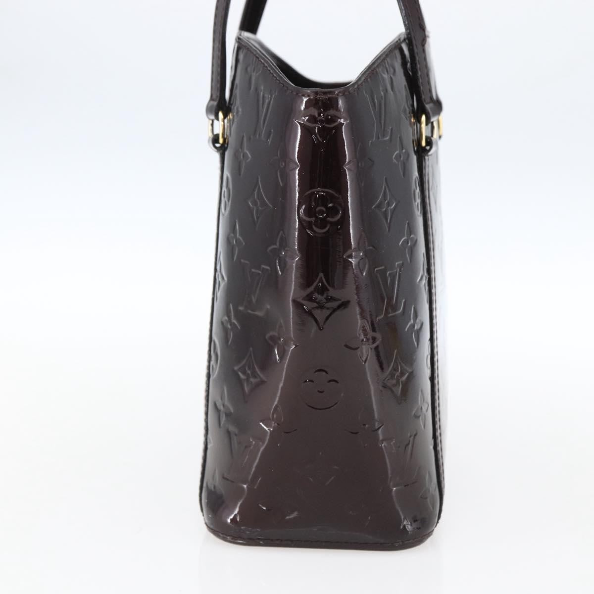 Louis Vuitton Avalon Handbag Monogram Vernis, PURPLE, PATENT_LEATHER, Tote bag