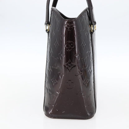 Louis Vuitton Avalon Handbag Monogram Vernis, PURPLE, PATENT_LEATHER, Tote bag