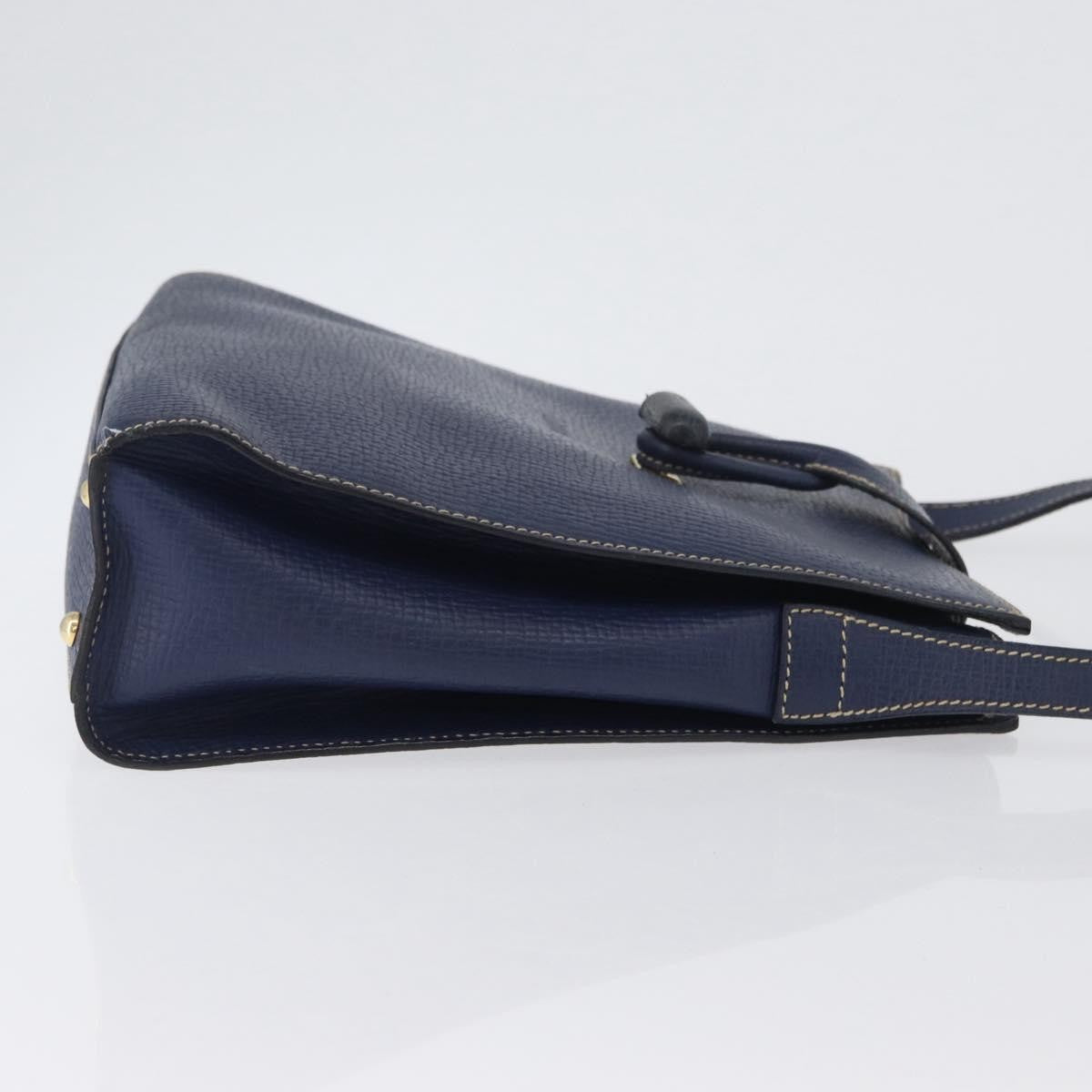 Loewe Vintage Shoulder Bag Leather, NAVY, LEATHER, Shoulder bag
