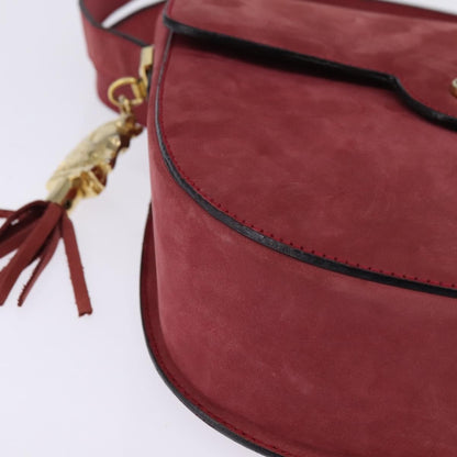 Burberry Vintage Crossbody Bag Suede, PINK, SUEDE, Shoulder bag