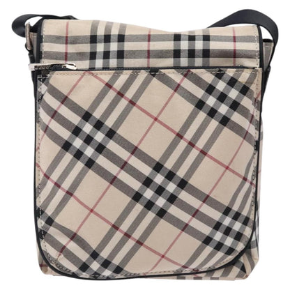 Burberry Zip Messenger Bag Nylon, BEIGE, NYLON, Shoulder bag