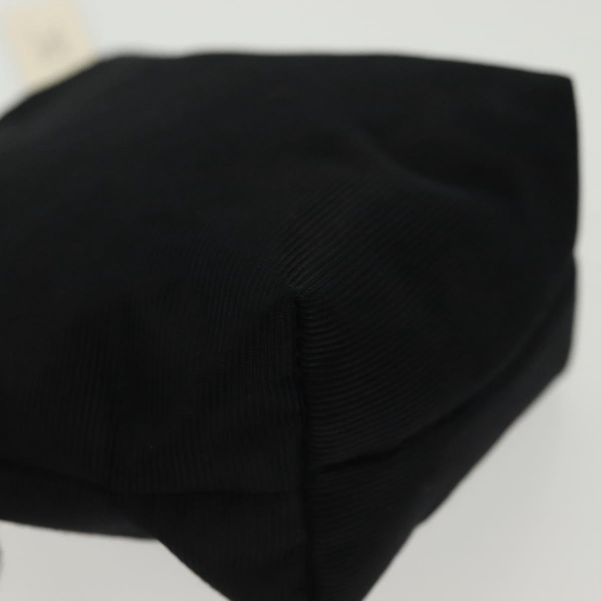 Celine Circle Logo Pouch Nylon, BLACK, NYLON, Clutche & pouche