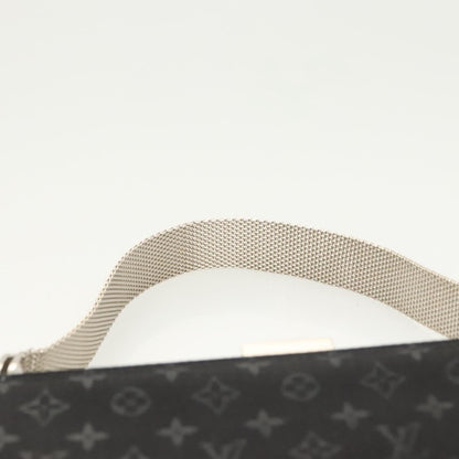 Louis Vuitton Saint Ange Handbag Monogram Satin, BLACK, SATIN, Handbag