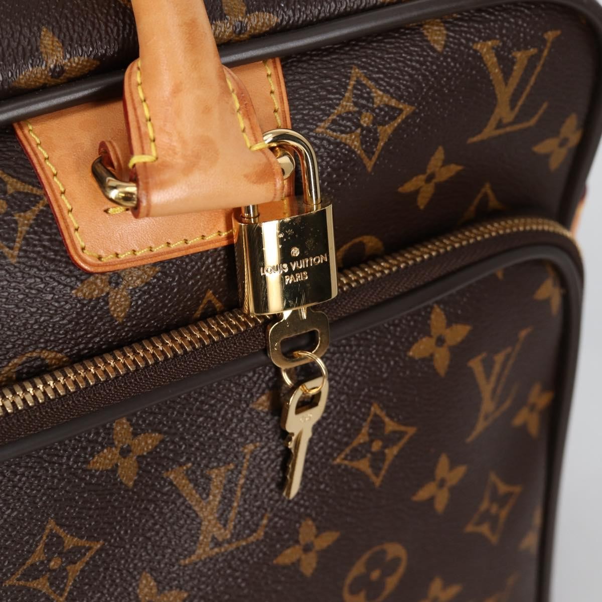 Louis Vuitton Icare Laptop Bag Monogram Canvas, BROWN, CANVAS, Briefcase