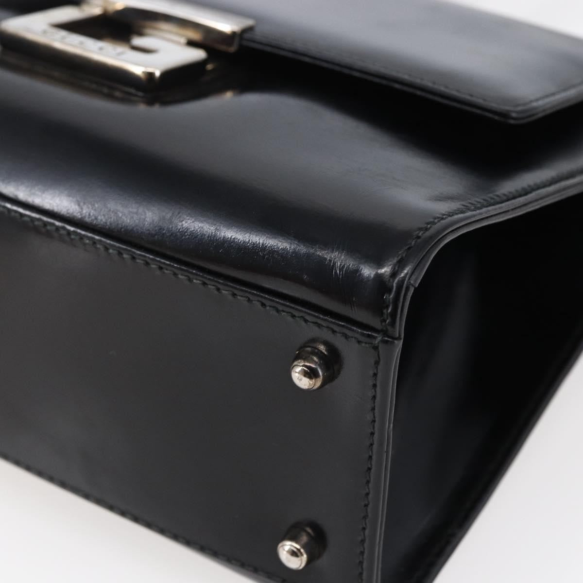 Gucci Vintage Square G Camera Shoulder Bag Leather, BLACK, LEATHER, Shoulder bag