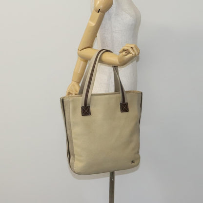 Burberry Blue Label Tote Bag Canvas, BEIGE, CANVAS, Tote bag