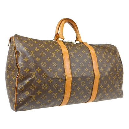 Louis Vuitton Keepall Bag Monogram Canvas, Brown, Canvas, Travel Bag