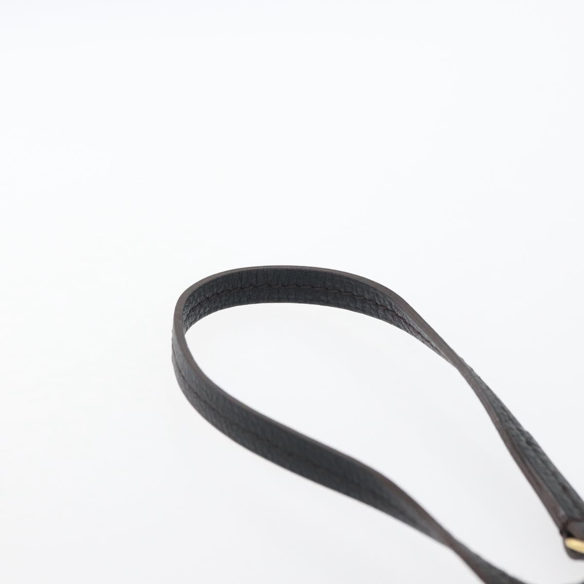Louis Vuitton Selene Pochette Mahina Leather, Black, Leather, Clutch
