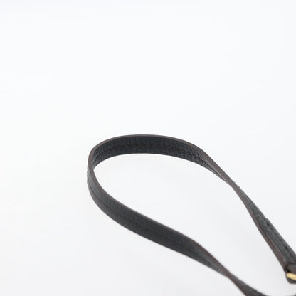 Louis Vuitton Selene Pochette Mahina Leather, Black, Leather, Clutch