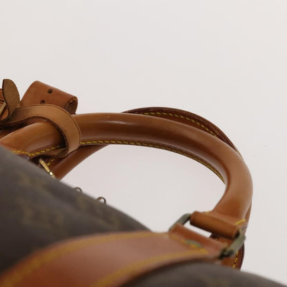 Louis Vuitton Keepall Bag Monogram Canvas, BROWN, CANVAS, Travel bag