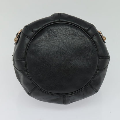 Balenciaga Pom Pon Giant Studs Bag Leather, BLACK, LEATHER, Handbag