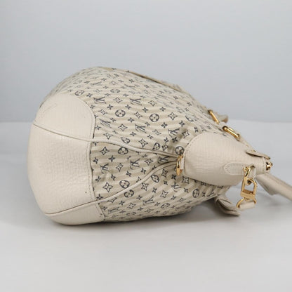 Louis Vuitton Marina Handbag Mini Lin Croisette, BEIGE, CANVAS, Handbag