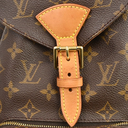 Louis Vuitton Vintage Montsouris Backpack Monogram Canvas, Brown, Canvas, Backpack